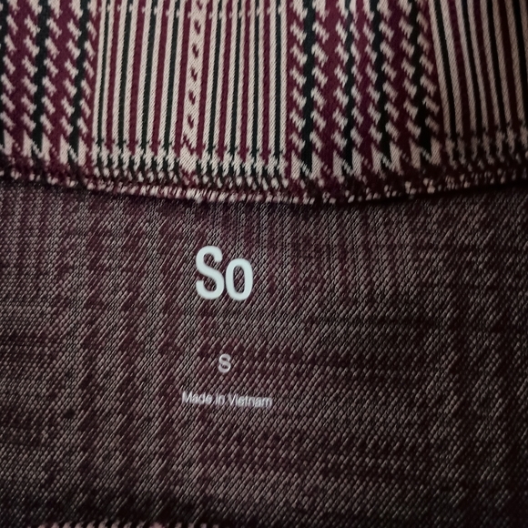 SO Plaid Preppy Dark Academia Red,Purple And Black A-Line Skirt  (#1,438) - Picture 3 of 10